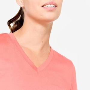 Camiseta Deportiva Elástica para Gimnasio, Informal, de Secado Rápido para Mujer, con Cuello en V, Transpirable, Diseño para Yoga - Product Image 2