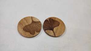 Handmade Wood Square Coaster <b>Mat</b>-Modern Design 300mm Diameter 5mm Thick for Home <b>Bar</b> & Table Decor - Product Image 6