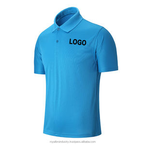 Logotipo bordado personalizado de los hombres de golf para camiseta de polo transpirable en blanco Jersey patrón sólido poliéster algodón Golf camiseta - Product Image 2