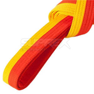 Cinturón de Artes Marciales Premium, Reforzado y Resistente, de Algodón, para Jiu-Jitsu, Karate, Boxeo, MMA, Judo, para Principiantes y Practicantes Avanzados - Product Image 4