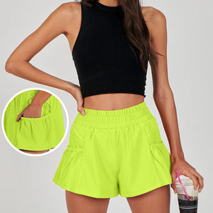 Los Más Vendidos, Pantalones Cortos Deportivos para Mujer, Ideales para Entrenamiento, Running, Fitness, Gimnasio, Yoga, Tejido Liso - Product Image 5