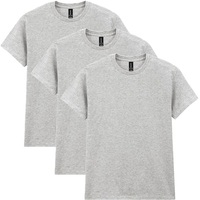 T-shirt 100% coton personnalisé, col rond, couleur unie, T-shirt pour homme, tee-shirt col rond pour homme