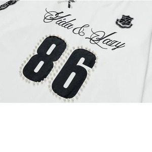 เสื้อยืดแฟชั่นสตรีทแวร์อเมริกันสำหรับผู้ชาย ระบายอากาศได้ดี แห้งเร็ว เป็นมิตรกับสิ่งแวดล้อม แขนสั้น ผ้าฝ้ายออร์แกนิค สไตล์ฤดูร้อน - Product Image 5