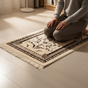 พรมละหมาดอิสลาม พรมละหมาดมุสลิม พรมละหมาดแบบพรีเมียม พรมละหมาดอิสลามแบบซักได้ - Product Image 4