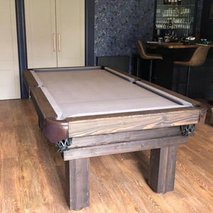 Table de billard en bois massif de qualité supérieure avec design personnalisable pour une utilisation intérieure de luxe à domicile - Product Image 4