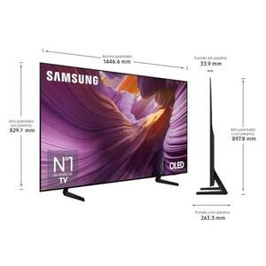 83 Inch 4K OLED Smart <b>TV</b> 120Hz Ultra HD Television LED <b>Backlight</b> Black Cabinet for Entertainment - Product Image 2