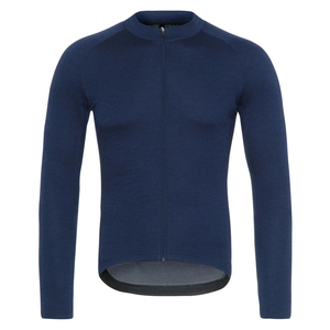 Jersey de Ciclismo de Manga Larga Verde 100% Poliéster, Diseño de Fabricación Propia, Cuello Alto con Cierre Completo, Ropa de Alto Rendimiento - Product Image 3