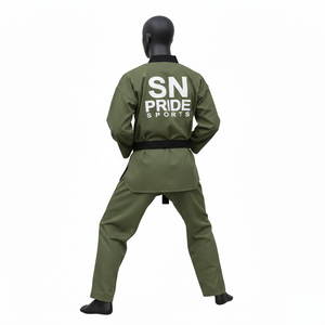 Uniforme de Artes Marciales Kimono de Alta Calidad con Logotipo Personalizado, Conjunto de 2 Piezas, Elástico, Ligero, Transpirable y Duradero, Unisex - Product Image 4