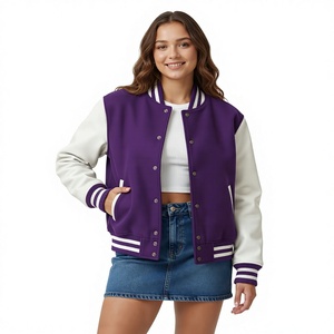 <b>Yellow</b> Varsity Jacket Women Men Custom Chenille Letterman Jacket Premium <b>Wool</b> Black Leather Sleeves Snap Button Retro College - Product Image 2