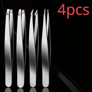 Pinzas de Acero Inoxidable BAFA SURGICAL INSTRUMENTS para Depilación de Cejas y Vello, Punta Recta para una Fácil Extracción y Cuidado Personal - Product Image 5