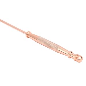 Copper Long Handle Pooja Ladle Traditional Havan Spoon with Deep Bowl Polished Finish Religious Ritual Serving Spoon for Home Te - Product Image 6