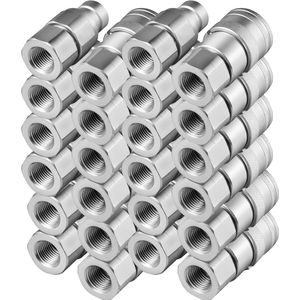Accoppiatore Idraulico Rapido per Skid Steer con Corpo da 1/2'' e 2 Coppie di Giunti Idraulici a Sgancio Rapido da 1/2'' NPT - Product Image 1