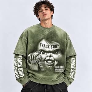 Camiseta Cómoda de Manga Corta, 100% Algodón Tejido, con Logotipo Personalizado Impreso, Cuello Redondo, Ecológica, Transpirable, de Secado Rápido, Sólida, de Alta Calidad - Product Image 4