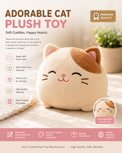 Peluche de Ballena Kawaii, Peluche de Animales Marinos, Peluche Suave y Adorable de Vida Marina, Juguete de Regalo para Niños y Coleccionistas - Product Image 1