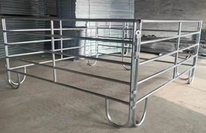 Panel de Cerca para Ganado Galvanizado de Alta Resistencia, Puerta Portátil para Corral de Vacas, Ovejas, Cabras y Caballos, Barrera para Uso Agrícola - Product Image 3