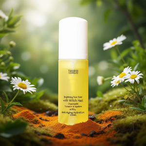 Tonique éclaircissant pour le visage à l'hamamélis, à la camomille, au curcuma et au squalane - Hydratation anti-âge 200 ml - Product Image 3