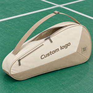 Sac de raquette de padel personnalisé avec bandoulière réglable, poche avant zippée, étui de transport pour équipement sportif pour l'entraînement, le club et les voyages - Product Image 1