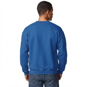 Sweat-shirt pour homme de qualité export, bleu royal, col rond, coupe ample, en molleton, manches longues, décontracté, streetwear d'hiver - Product Image 5