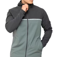 Ensemble de survêtements coupe-vent en nylon, couleur unie, nouveau, personnalisable, respirant, réfléchissant, en vente