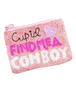 Classic Glass Beaded Coin Purse and Makeup Bag with Customized Color for Wedding or Party Gift for - Product Image 1