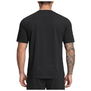 Men Plain Round Neck <b>T</b> <b>Shirt</b> 100% Cotton Soft Breathable Casual <b>Half</b> <b>Sleeve</b> Custom Logo Regular Fit Custom Printed Neck <b>T</b> <b>Shirt</b> - Product Image 2