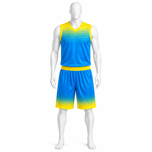 Uniforme de Baloncesto Personalizado OEM Sublimado Reversible y Transpirable para Hombre, Económico, Hecho por Elson Sports - Product Image 4