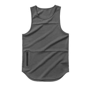 เสื้อกล้ามออกกำลังกายผู้ชายไซส์ใหญ่ คอกลม สำหรับวิ่ง เทรนนิ่ง ฟิตเนส เล่นกีฬา กระชับกล้ามเนื้อ แขนกุด - Product Image 2