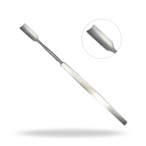 Spatule buccale Hollman, instrument chirurgical vétérinaire de grande taille, en acier inoxydable - Product Image 1