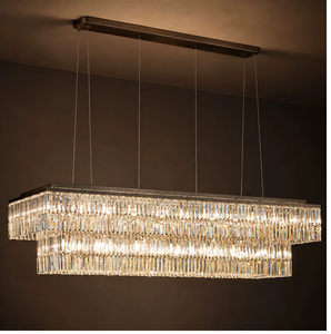Decorative Modern Hanging Chandelier Stairs Long <b>Ceiling</b> <b>Light</b> Fixture For Luxury Interior Projects - Product Image 1