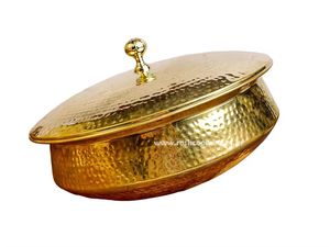 Ensemble de 3 casseroles de luxe en acier inoxydable poli miroir, chauffe-plats haut de gamme avec poignées latérales élégantes et couvercles - Product Image 2