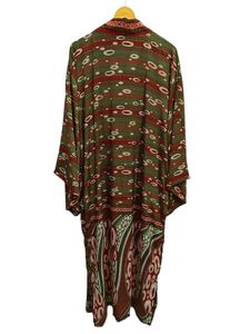 Kimono de Seda Hecho a Mano con Parches de Sari, Túnica Larga para Dormir o como Cubrebaño, Kimono de Seda Sari Reciclada Vintage Hecho a Mano en India - Product Image 6