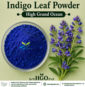 โรงงาน HGO จัดจำหน่ายโดยตรง ผงใบอินดิโกธรรมชาติ Indigofera tinctoria L. เกรดอาหาร ผงสมุนไพร อบแห้งแบบพ่นฝอย อบแห้งแบบแช่เยือกแข็ง - Product Image 1