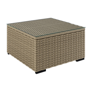 Ensemble de salon de jardin en rotin PE, 6 places, avec coussins et table basse - Product Image 4