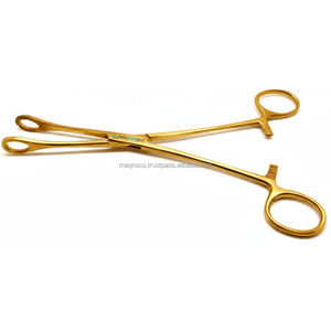 Pinza de Esponja Forster de Proveedor Real, Recta con Anillo de Bloqueo, Herramienta de Sujeción para Piercings Corporales, Opciones Personalizadas - Product Image 1
