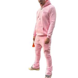 ชุดวอร์มสองชิ้นสำหรับ100% ผู้ชายชุดวอร์มผ้าฝ้ายทรงสลิมฟิตสำหรับฤดูหนาวชุดวอร์มแบบเรียงซ้อน2025 - Product Image 2