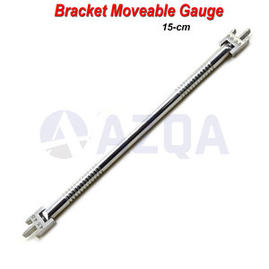 Support en acier inoxydable, jauge mobile réglable, instrument de mesure orthodontique pour une pose précise des brackets - Product Image 2