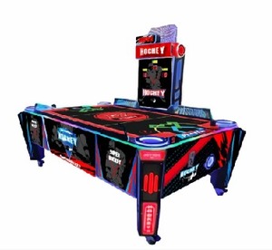 เครื่องเกมแอร์ฮอกกี้ Super Air Hockey DX Arcade สำหรับ 2 ผู้เล่น กำลังไฟ 400 วัตต์ แรงดันไฟฟ้า 220 โวลต์ โต๊ะแอร์ฮอกกี้ทำจากโลหะ อะคริลิก พลาสติก และไม้ สำหรับพื้นที่เชิงพาณิชย์ - Product Image 3
