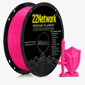 Filamento PLA Rosa 22Network Lady Pink de 1.75mm, Bobina de 1KG, Filamento para Impresora 3D Industrial de Alta Velocidad 300mm/s, Fábrica OEM ODM - Product Image 1