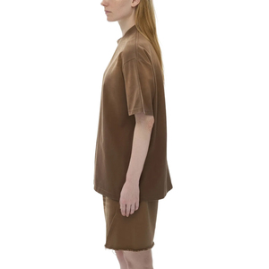 250GSM 100% Cotton Washed Gradient Oversized Boxy Club Streetwear Casual <b>T</b> Shirt Women Vintage Wash - Product Image 4