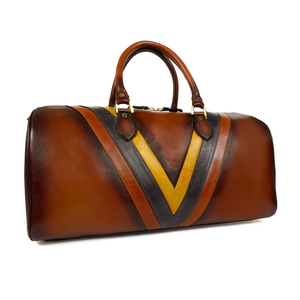 Casual Fashion Customized Logo Top Quality Leather Duffle Bag <b>Backpack</b> <b>Large</b> Capacity Leather Duffle Bag For Gym Sports - Product Image 1