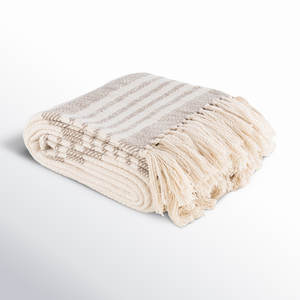 Manta Decorativa Tejida 100% Algodón, Manta Boho para Sofá, Manta Ligera Hecha a Mano para Sala de Estar, Venta al Por Mayor OEM - Product Image 5