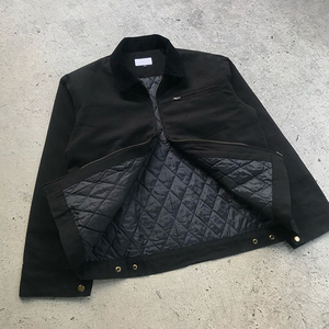 Veste de travail en coton sergé pour homme, haute qualité, manches longues, toile, équipement d'hiver, fabricant de vêtements OEM, robuste - Product Image 4