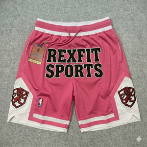 กางเกงบาสเก็ตบอลผ้าฝ้ายคุณภาพสูงสำหรับผู้ชาย REXFIT SPORTS กางเกงออกกำลังกายสั่งทำพิเศษจากผู้ผลิต กางเกงออกกำลังกายน้ำหนักเบา - Product Image 1