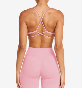 Women Seamless Sports Bra Stretch Breathable Activewear Running Gym <b>Top</b> Comfortable <b>Support</b> Fitness Training <b>Crop</b> - Product Image 2