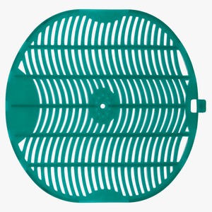 Orange <b>Plastic</b> Urinal Screen with Anti-Blocking Design for Drain Protection - Product Image 6