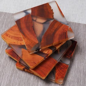 Posavasos Redondos de Bambú Natural al por Mayor - Diseño Moderno y Duradero, Logotipo Personalizado, Tamaño y Color Personalizables para Uso en el Hogar/Hotel - Product Image 1