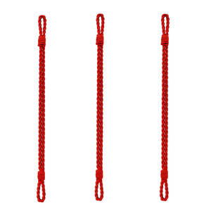 Cordon tressé rouge en nylon à 8 brins pour vêtements, style simple, cordon de chapeau réglable, accessoire décoratif - Product Image 6