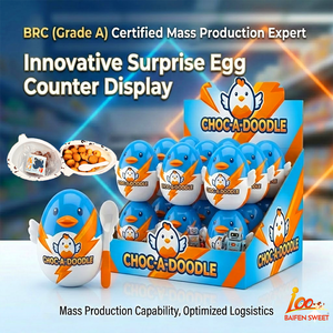 <span class=keywords><strong>Huevo</strong></span> Sorpresa Certificado BRC con Juguete Premium en su Interior - Experto en Producción Masiva de Confitería de <span class=keywords><strong>Chocolate</strong></span> en Espiral al por Mayor - Product Image 1