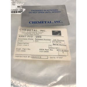 AMAT 0020-28989 PVD Shield Lower 8", 101 G3 - Equipo y Piezas de Semiconductores de Confianza de la Marca Global Legacy - Product Image 1