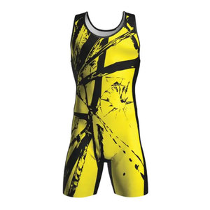 Men's Wrestling Singlets Sleeveless <b>Athletic</b> <b>Supporters</b> Wrestling Uniform Stretchy one-piece singlet Sports Bodysuit Jumpsuits - Product Image 2